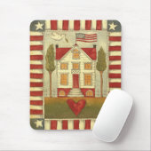 AMERIKANISCHES ZUHAUSE MOUSEPAD (Mit Mouse)