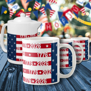 Amerikas 250. 1776 2026 Feier Kaffeetasse