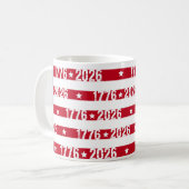 Amerikas 250. 1776 2026 Feier Kaffeetasse (Vorderseite Links)