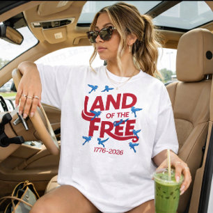 Amerikas 250. Geburtstag 1776-2026 Grafik Feuerw  T-Shirt