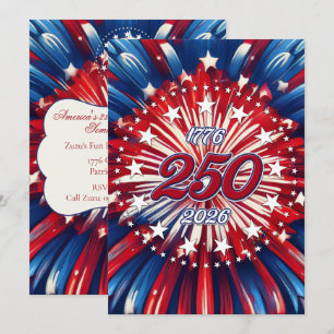 Amerikas 250. Geburtstag 1776-2026 RWB Feuerwerk