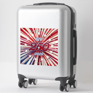 Amerikas 250. Geburtstag 1776-2026 RWB Feuerwerk Aufkleber
