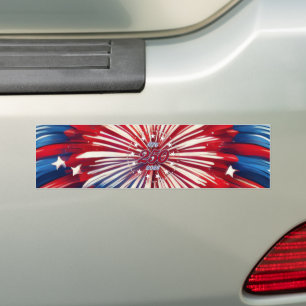 Amerikas 250. Geburtstag 1776-2026 RWB Feuerwerk Autoaufkleber