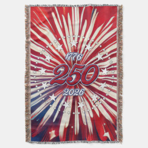 Amerikas 250. Geburtstag 1776-2026 RWB Feuerwerk Decke