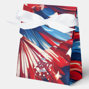 Amerikas 250. Geburtstag 1776-2026 RWB Feuerwerk Geschenkschachtel