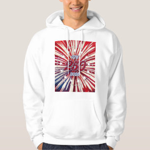 Amerikas 250. Geburtstag 1776-2026 RWB Feuerwerk Hoodie