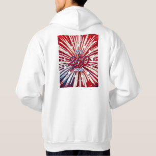 Amerikas 250. Geburtstag 1776-2026 RWB Feuerwerk  Hoodie