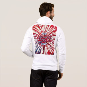 Amerikas 250. Geburtstag 1776-2026 RWB Feuerwerk Hoodie