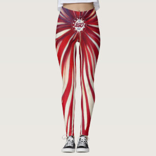 Amerikas 250. Geburtstag 1776-2026 RWB Feuerwerk Leggings