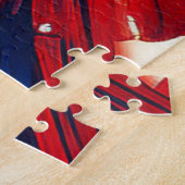 Amerikas 250. Geburtstag 1776-2026 RWB Feuerwerk Puzzle (Seite)