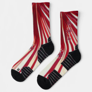 Amerikas 250. Geburtstag 1776-2026 RWB Feuerwerk Socken