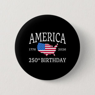 Amerikas 250. Geburtstag 1776-2026 Unabhängigkeits Button