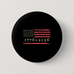 Amerikas 250. Geburtstag 1776-2026 US-Flagge 250 Y Button