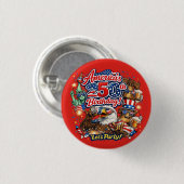 Amerikas 250. Geburtstag 4. Juli-Feier Button (Vorne & Hinten)