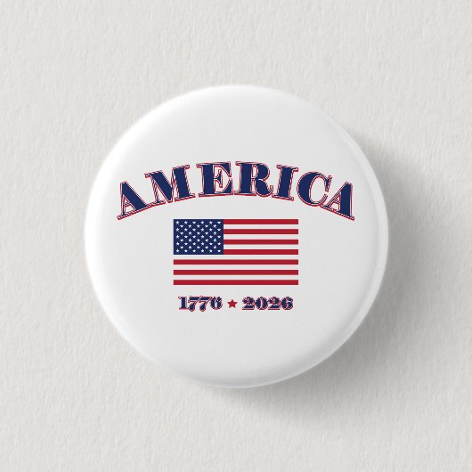 Amerikas 250. Geburtstag Button (Vorderseite)