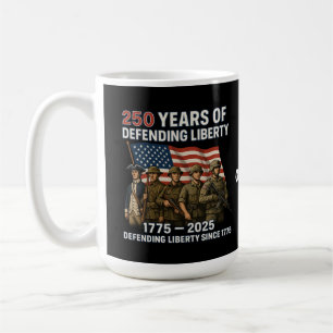 Amerikas 250. Geburtstag der Militärparade der US- Kaffeetasse