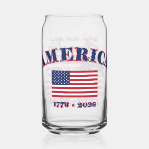 Amerikas 250. Geburtstag Dosenglas