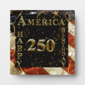 Amerikas 250. Geburtstag! Fotoplatte (Vorderseite)