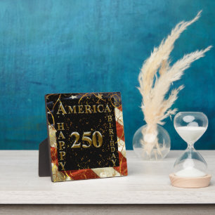 Amerikas 250. Geburtstag! Fotoplatte