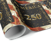 Amerikas 250. Geburtstag! Geschenkpapier (Rolleneckpunkt)