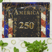 Amerikas 250. Geburtstag! Geschirrtuch (Gefaltet)