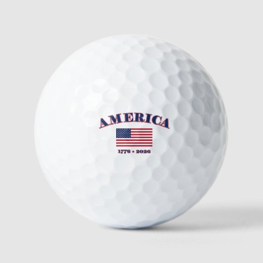 Amerikas 250. Geburtstag Golfball (Vorderseite)