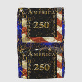 Amerikas 250. Geburtstag! Golfhandtuch (Vorderseite)