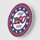 Amerikas 250. Geburtstag Große Wanduhr (Winkel)