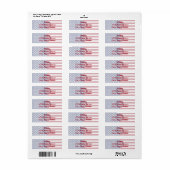 Amerikas 250. Geburtstag mit der USA-Flagge (Vorne)