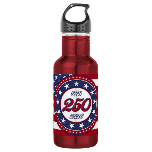 Amerikas 250. Geburtstag mit der USA-Flagge Edelstahlflasche