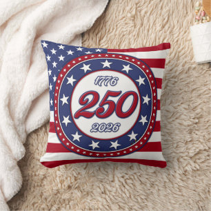 Amerikas 250. Geburtstag mit der USA-Flagge Kissen