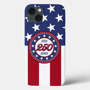 Amerikas 250. Geburtstag mit USA-Flagge Case-Mate iPhone Hülle