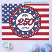 Amerikas 250. Geburtstag mit USA-Flagge Flyer (Einzeln)