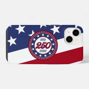 Amerikas 250. Geburtstag mit USA-Flagge iPhone 14 Hülle