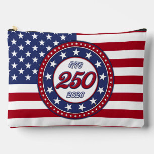 Amerikas 250. Geburtstag mit USA-Flagge Zubehörtasche