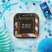 Amerikas 250. Geburtstag! Pappteller (Party)