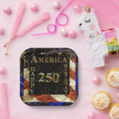 Amerikas 250. Geburtstag! Pappteller (Party)