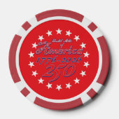 Amerikas 250. Geburtstag Pokerchips (Rückseite)