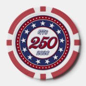 Amerikas 250. Geburtstag Pokerchips (Vorderseite)