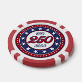 Amerikas 250. Geburtstag Pokerchips (Einzeln)
