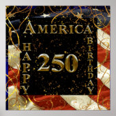 Amerikas 250. Geburtstag! Poster (Vorne)