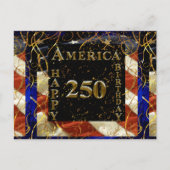 Amerikas 250. Geburtstag! Postkarte (Vorderseite)