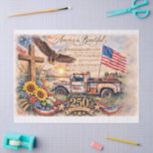 Amerikas 250. Geburtstag Seidenpapier (Basteln)