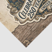 Amerikas 250. Geburtstag Seidenpapier (Detail)