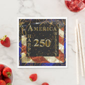 Amerikas 250. Geburtstag! Serviette (Beispiel)