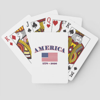 Amerikas 250. Geburtstag Spielkarten
