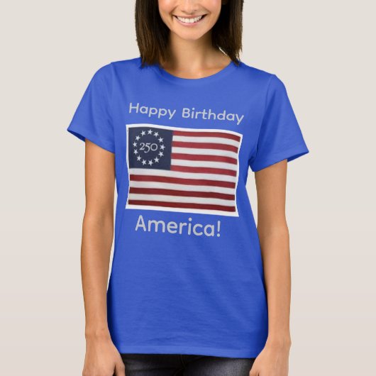 Amerikas 250. Geburtstag T-Shirt (Vorderseite)