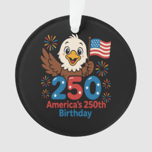 Amerikas 250. Geburtstag - US-Flagge 250 Jahre Ann Ornament