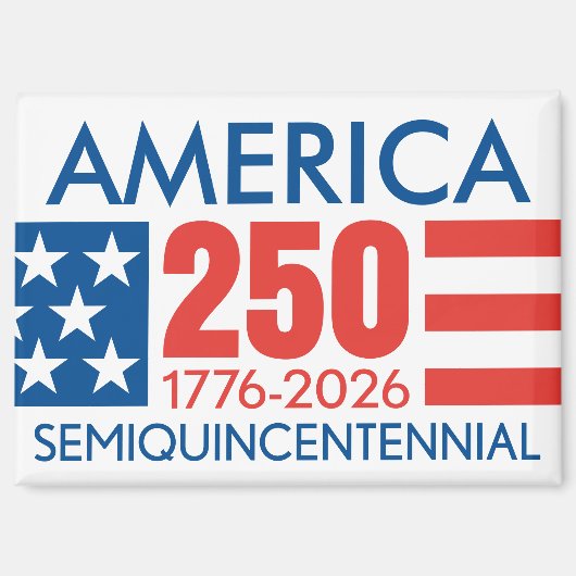 Amerikas 250. Geburtstag - US Flagge Magnet (Vorderseite)