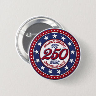 Amerikas 250. Geburtstags-Semiquincentennial Button
